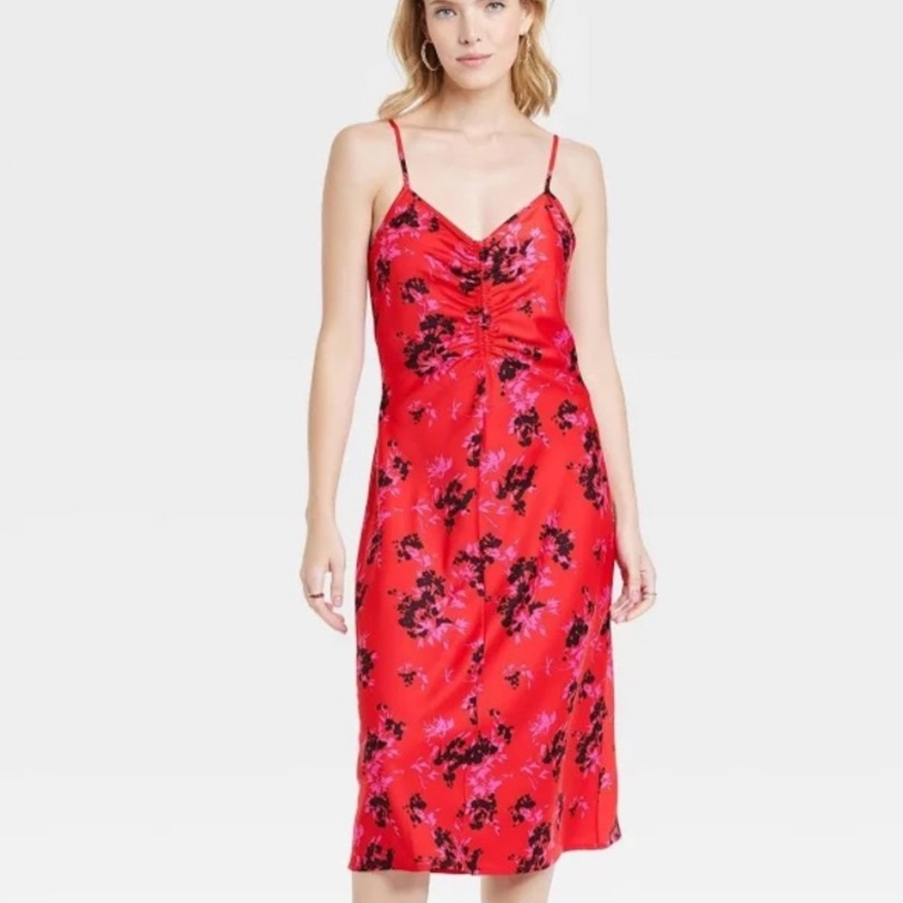 A New Day Red Slip Dress
